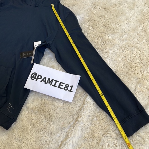 ONIA Men’s Blue/Gray Garment Dye French Terry Pullover  Hoodie Size L NWT - Picture 9 of 13